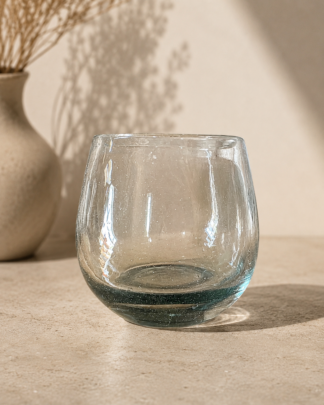 VASO TRANSPARENTE CURVO