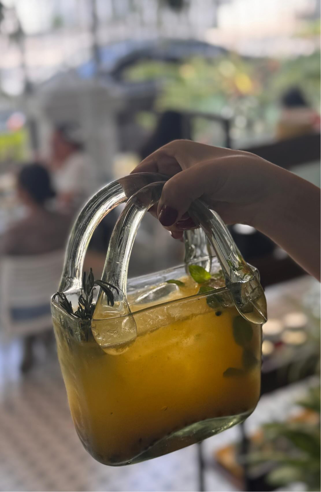 JARRA BOLSA DE CRISTAL