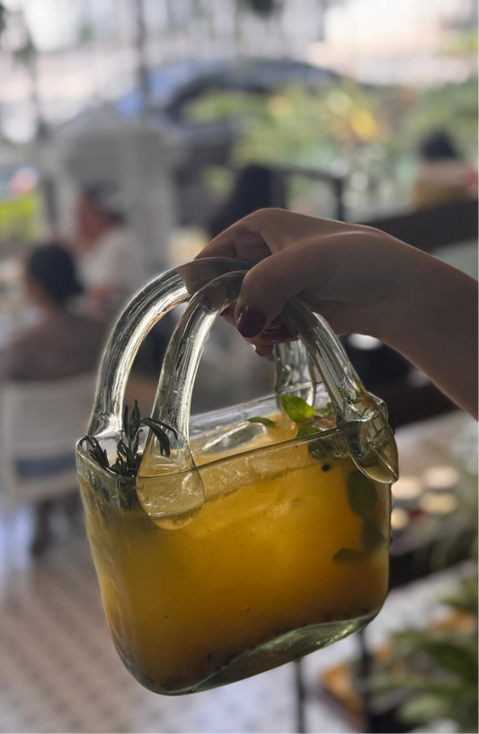 JARRA BOLSA DE CRISTAL