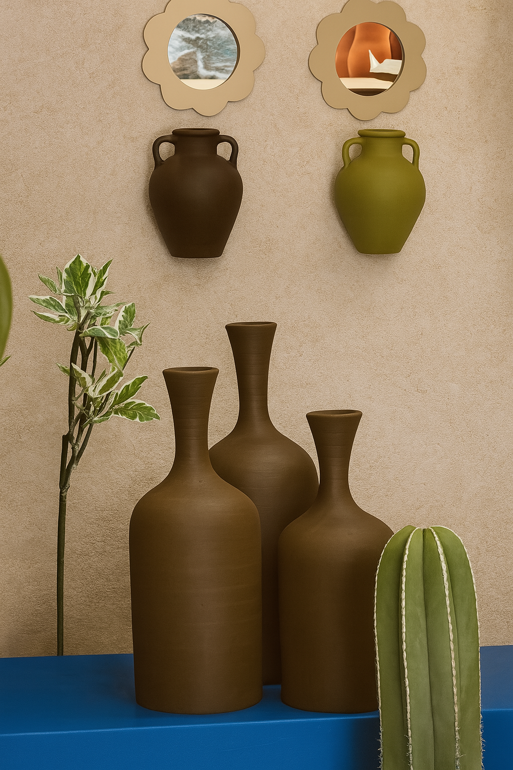 JARRONES COLGANTES PARA PARED