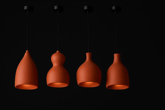 LÁMPARAS COLGANTES DE BARRO